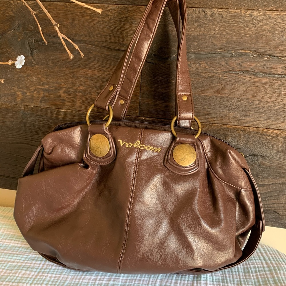 Volcom Faux Leather Circus Freak Purse